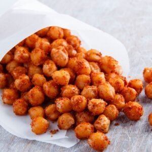 Krokante kikkererwten 1 krokante kikkererwten