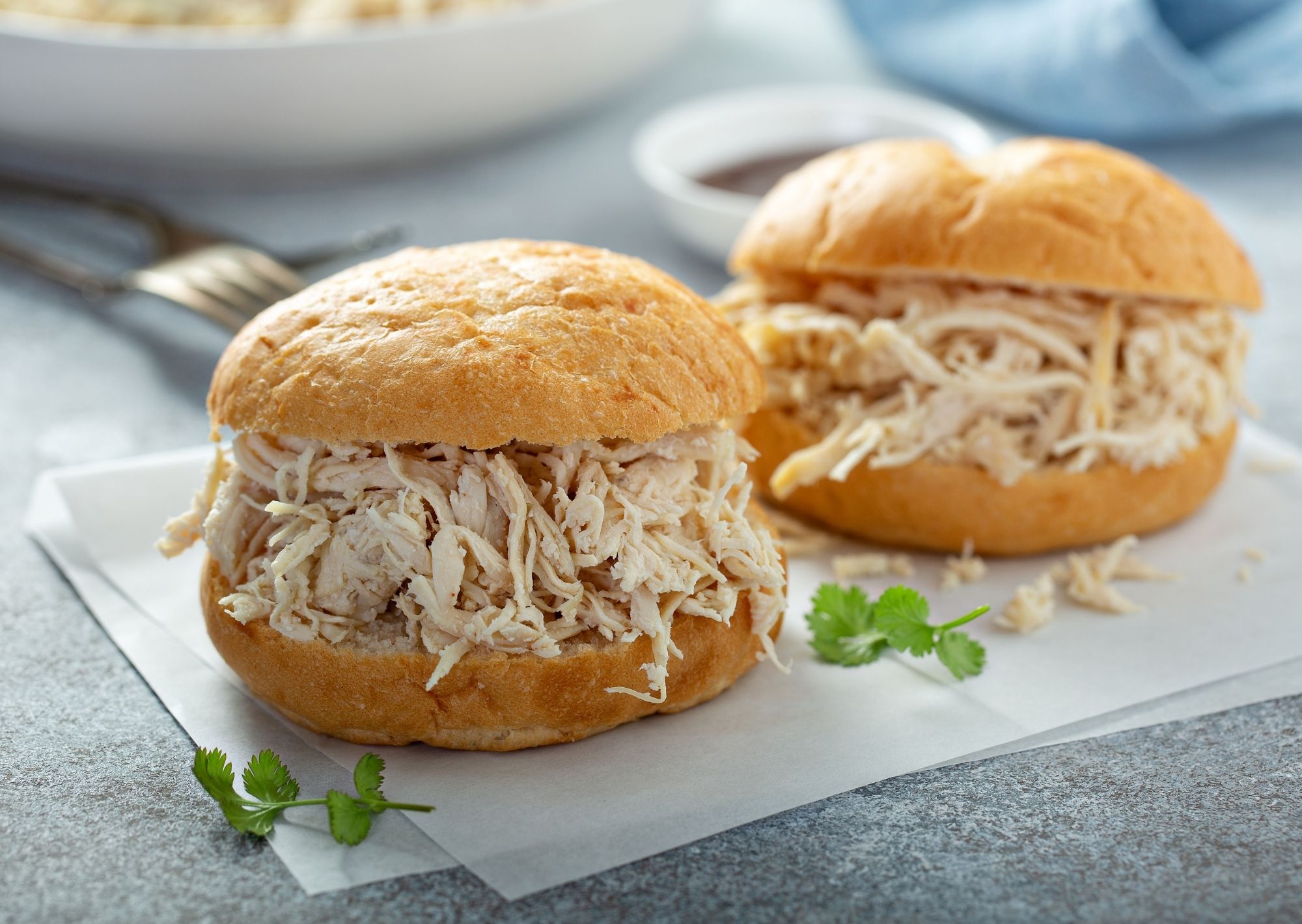 Inspiratie 2 Pulled-Chicken kipkerriesalade