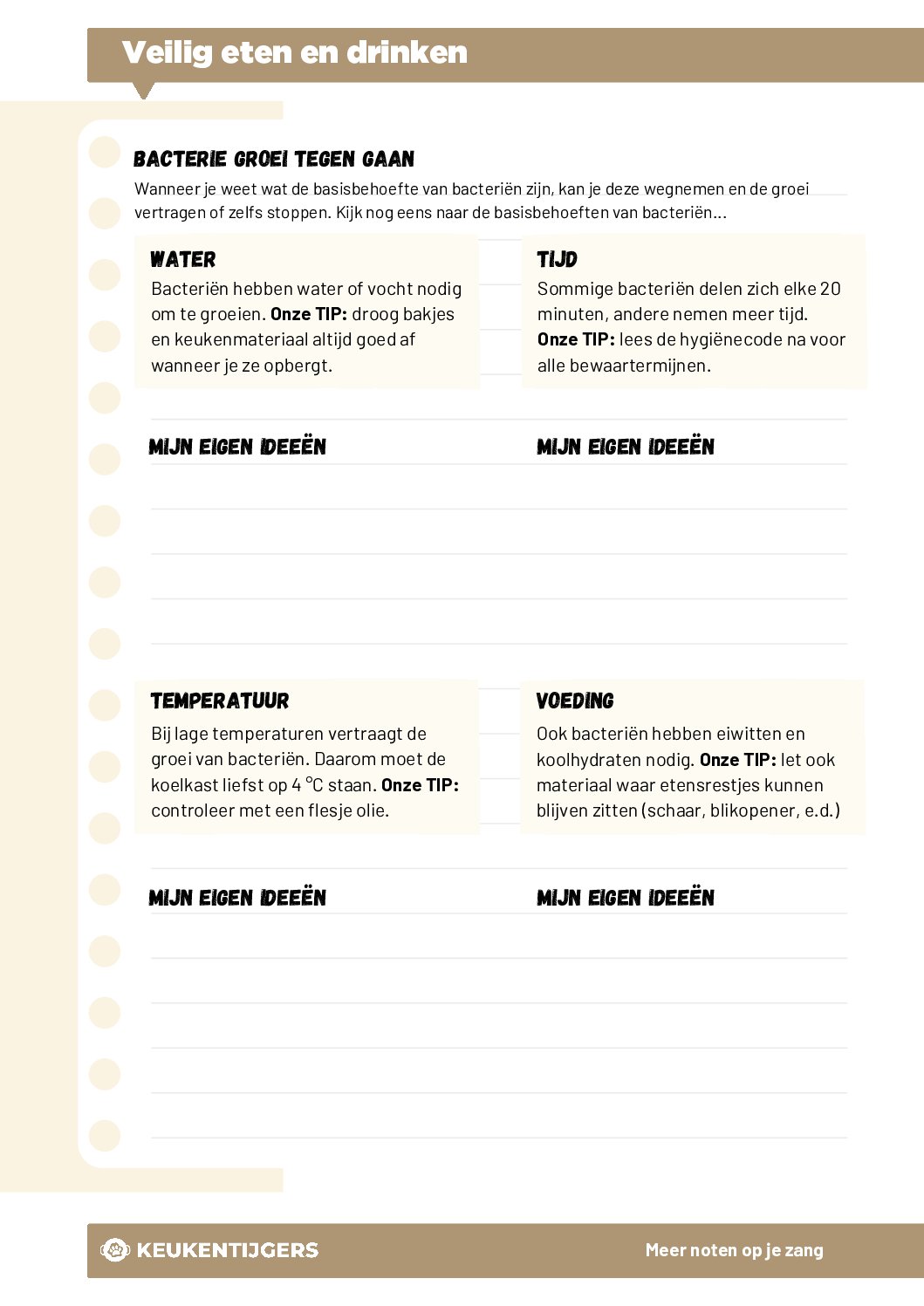 werkformulier haccp pdf